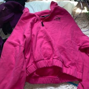 Calvin Klein cropped sweatshirt